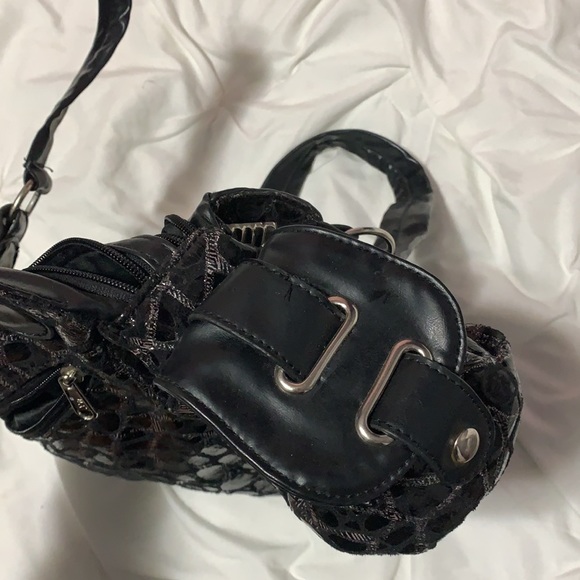 Vintage black sparkly shoulder bag - Picture 3 of 3